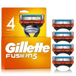 Carga Para Aparelho De Barbear Gillette Fusion5 Com 4 Unidades