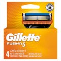 CARGA PARA APARELHO DE BARBEAR GILLETTE FUSION5 COM 4 UNIDADES