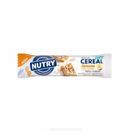 BARRA DE CEREAL NUTRY BANANA E CANELA ZERO AÇÚCAR 22G