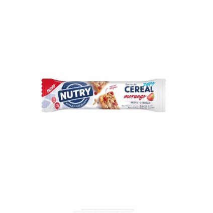 BARRA DE CEREAL NUTRY MORANGO ZERO AÇÚCAR 22G