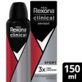 DESODORANTE AEROSOL REXONA MEN CLINICAL SPORT 150ML