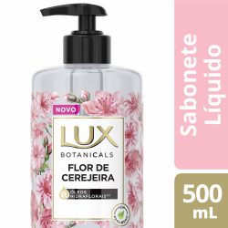 Sabonete Liquido Para Mãos Lux Glicerina Flor De Cerejeira 500ml