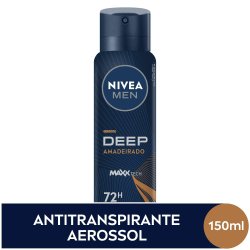 Desodorante Antitranspirante Aerossol Nivea Men Deep Amadeirado Maxxtech 150ml