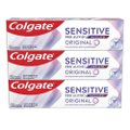 KIT CREME DENTAL PARA SENSIBILIDADE COLGATE SENSITIVE PRO ALÍVIO IMEDIATO ORIGINAL 90G 3 UNIDADES