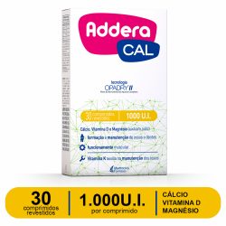 Addera Cal 1000ui 30 Comprimidos Revestidos
