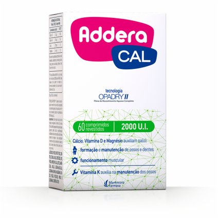 ADDERA CAL 2000UI 60 COMPRIMIDOS REVESTIDOS