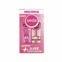 Kit Seda Shampoo Ceramidas 325ml + Super Condicionador Força E Brilho 170ml