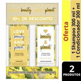 KIT LOVE BEAUTY AND PLANET COCO YLANG YLANG SHAMPOO 300 ML + CONDICIONADOR 300ML