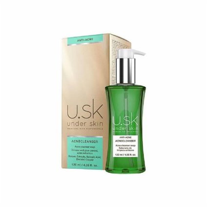 SABONETE LÍQUIDO FACIAL U.SK UNDER SKIN ACNECLEANSER 120ML