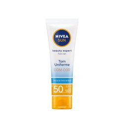 Protetor Solar Facial Nivea Beauty Expert Com Cor Fps 50 50g