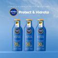 KIT PROTETOR SOLAR NIVEA PROTECT HIDRATA FPS50 200ML GRÁTIS NIVEA PROTECT HIDRATA FPS50 100ML