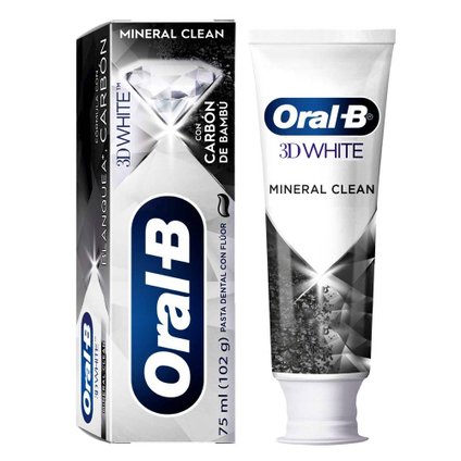 CREME DENTAL ORAL-B 3D WHITE MINERAL CLEAN 102G