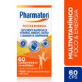 MULTIVITAMÍNICO PHARMATON FOCO E ENERGIA 60 COMPRIMIDOS