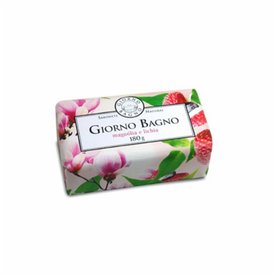 SABONETE BARRA GIORNO BAGNO MAGNÓLIA E LICHIA 180G