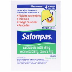 Salonpas Adesivo Pequeno 04 Unidades