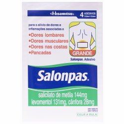 Salonpas Adesivo Grande 04 Unidades