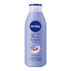 Loção Hidratante Nivea Óleos Essenciais Flor De Cerejeira Óleo De Jojoba 200ml