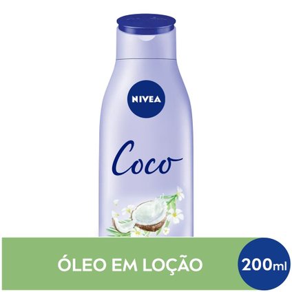 LOÇÃO HIDRATANTE NIVEA ÓLEOS ESSENCIAIS COCO  ÓLEO MONOI 200ML