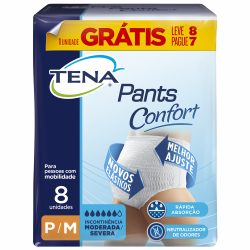 Roupa Íntima Tena Pants Confort P/m Leve 8 Pague 7