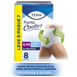Roupa Íntima Tena Pants Confort G/eg Leve 8 Pague 7
