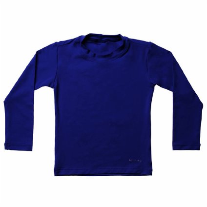 CAMISA BANHO BUP BABY FPS50 MANGA LONGA AZUL MARINHO  GG(18 - 24 MESES)