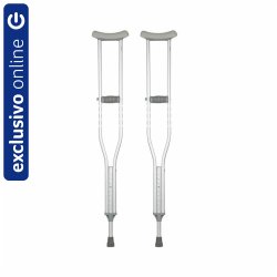 Muleta Axilar De Aluminio Mercur G