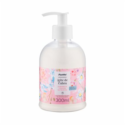 SABONETE LÍQUIDO HIDRATANTE PANVEL LEITE DE CABRA 300ML