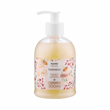 SABONETE LÍQUIDO HIDRATANTE PANVEL AMÊNDOAS 300ML