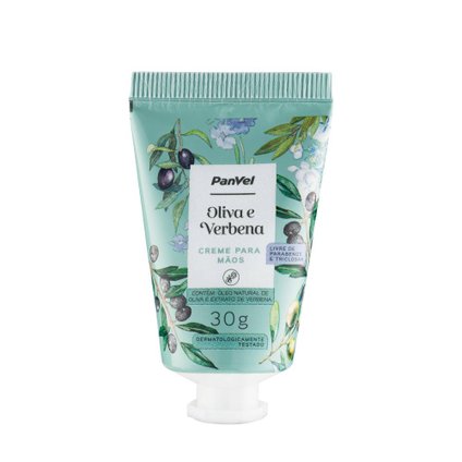 CREME HIDRATANTE PARA MÃOS PANVEL OLIVA  VERBENA 30G