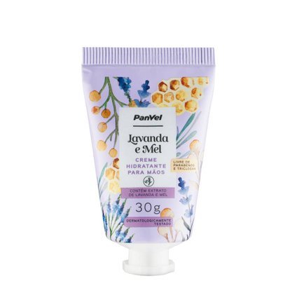 CREME HIDRATANTE PARA MÃOS PANVEL LAVANDA  MEL 30G