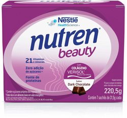 Suplemento Alimentar Nutren Beauty Dark Chocolate 220,5g