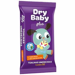 Toalhas Umedecidas Drybaby Plus 50 Unidades