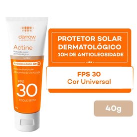 PROTETOR SOLAR ACTINE ANTIOXIDANTE TOQUE SECO COR UNIVERSAL FPS 30 40G