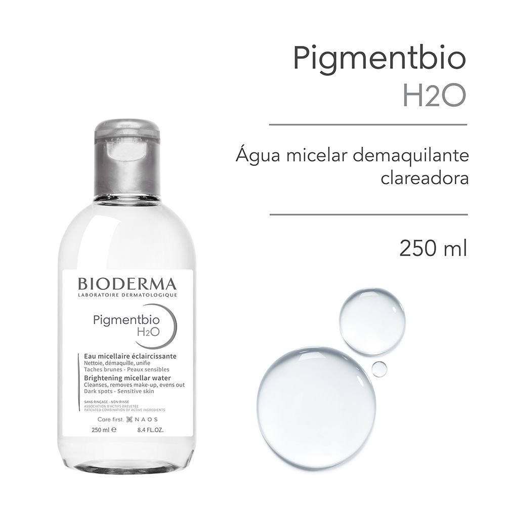 Água Micelar Clareadora Bioderma Pigmentbio H2o 250ml