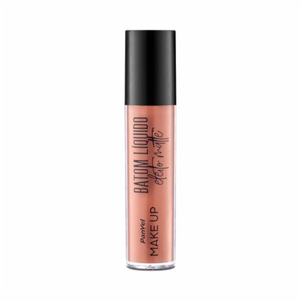 BATOM LÍQUIDO MATTE PANVEL MAKE UP NUDE CARAMELO 3,28G