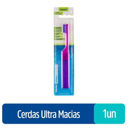 ESCOVA DENTAL PANVEL POCKET ULTRA SOFT SORTIDO