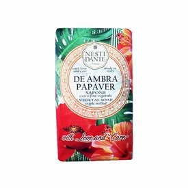 SABONETE ÂMBAR E PAPOULA BARRA NESTI DANTE WITH LOVE AND CARE  250GR