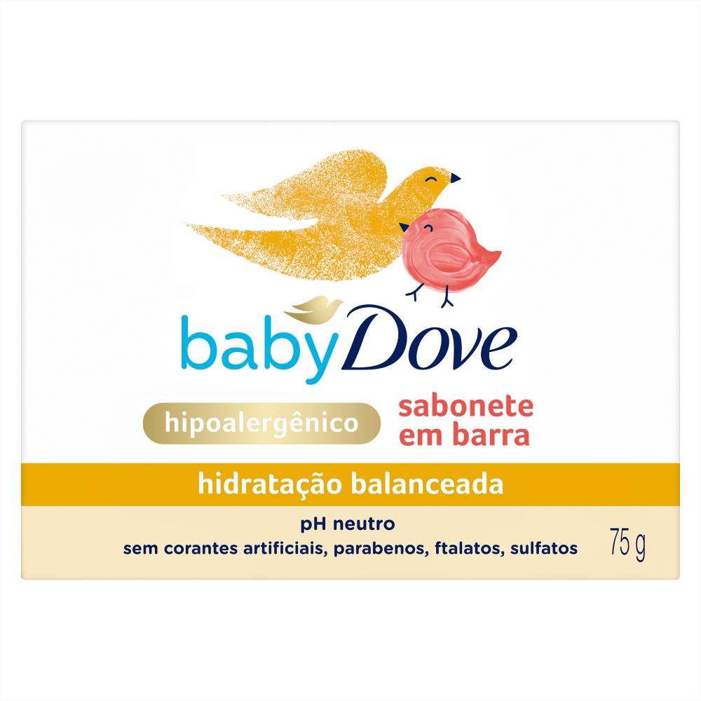 SABONETE EM BARRA BABY DOVE HIDRATAÇÃO BALANCEADA 75 GR