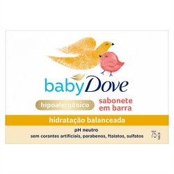 Sabonete Em Barra Baby Dove Hidratação Balanceada 75 Gr