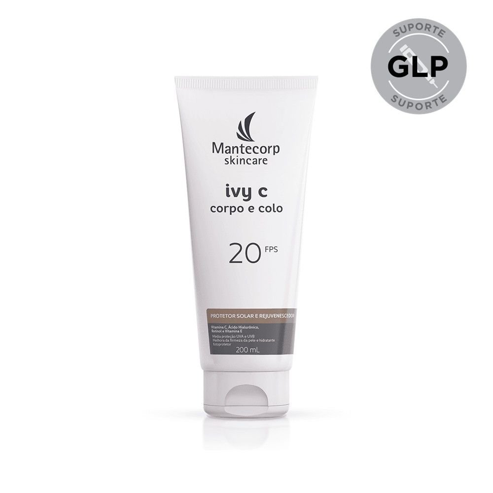 Protetor Solar E Rejuvenescedor Corporal Ivy C Corpo E Colo Fps20 200ml