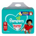 FRALDA PAMPERS PANTS AJUSTE TOTAL TAMANHO G 72 UNIDADES