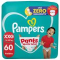 FRALDAS PAMPERS PANTS AJUSTE TOTAL TAMANHO XXG 60 UNIDADES