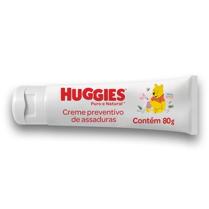 CREME PREVENTIVO DE ASSADURA HUGGIES PURO E NATURAL 80G