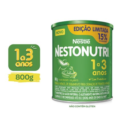 FORMULA INFANTIL NESTONUTRI 800G 15% DE DESCONTO