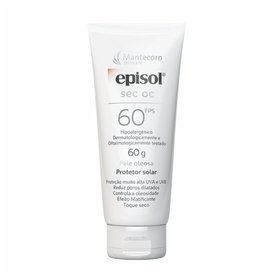 PROTETOR SOLAR EPISOL SEC OC PELE OLEOSA FPS 60 60G