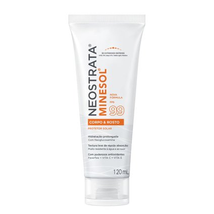 PROTETOR SOLAR CORPO E ROSTO ANTIOXIDANTE NEOSTRATA MINESOL FPS 99 120ML