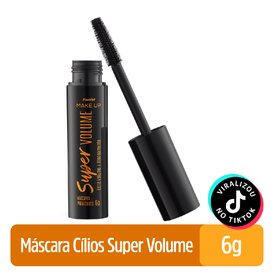 MÁSCARA DE CÍLIOS SUPER VOLUME PANVEL MAKE UP 6G