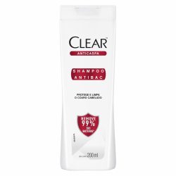Shampoo Clear 2 Em 1 Detox Pró Crescimento 200ml