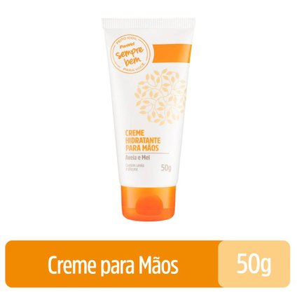 CREME HIDRATANTE PARA MÃOS AVEIA E MEL PANVEL SEMPRE BEM 50G