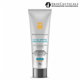 PROTETOR SOLAR SKINCEUTICALS UV OIL DEFENSE COM COR FPS 80 40G